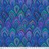 Kaffe Fassett Collective Marble Scallops Fabric, Blue