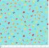 Pool Party fabric: Party Scatter Turquoise (per 1/4 metre)