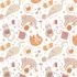 Smitten Kitten Fabric: Smitten Kittens White (per 1/4 metre)