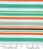 Simple Stripes fabric: Turquoise / Coral Stripes