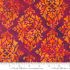 Bonfire Batik fabric: Damask Wine (per 1/4 metre)