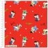 Happiness Is... fabric: Hug a Puppy Red (per 1/4 metre)