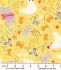 Sweet Spring Fabric: Allover Easter Animals,  Yellow