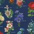 Flea Market Fresh Fabric: Botanicals Navy (per 1/4 metre)