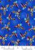 Mexicana fabric: Hummingbird Blue (per 1/4 metre)