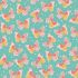 Confetti Blossoms fabric: Butterflies Aqua (per 1/4 metre)