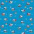 Pirates fabric: Galleons Blue (per 1/4 metre)