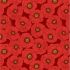 Poppies fabric: Large Poppy on Red