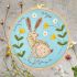 Large 19cm Applique Hoop Kit: Wild Hare