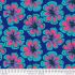 Kaffe Fassett Collective Fabric Funky Flora Indigo (per 1/4 metre)