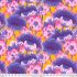 Kaffe Fassett Fabric Lake Blossoms Purple (per 1/4 metre)