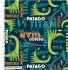 Blast from the Past fabric: Titanosaur Type Navy (per 1/4 metre)