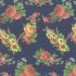 Flea Market Mix Fabric: Blooms Indigo (per 1/4 metre)