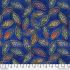 Sue Penn Paper Trees fabric: Leaf Pile blue