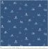 Nautical Fabric: Little Boats Dark Blue (per 1/4 metre)