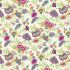 Jewel Tones fabric: Sarasa Cream (per 1/4 metre)