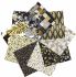 Black White & 24 Karat Fat Quarter Bundle