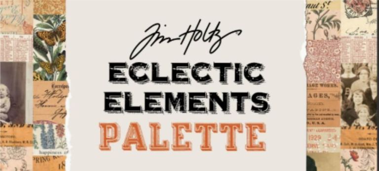 Tim Holtz Eclectic Elements Palette Orange