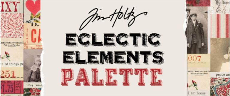 Tim Holtz Eclectic Elements Palette Red