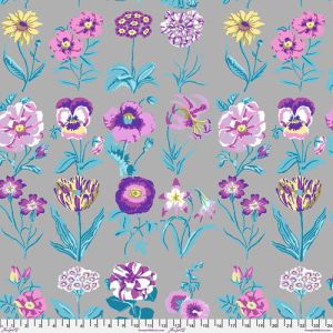 Kaffe Fassett Collective Flower Studies Fabric, Grey | 