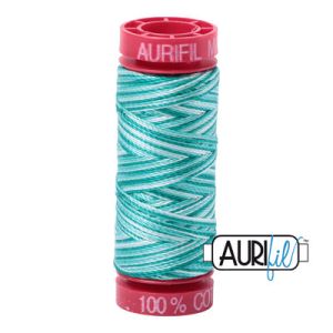 Aurifil 12 Cotton Thread 4654 Turquoise Foam | 