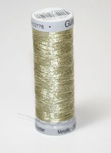 Gutermann Sulky Metallic Thread: Light Gold 7003 | 