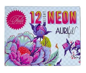 Tula Pink Aurifil 12 Weight Neon Thread Set | 