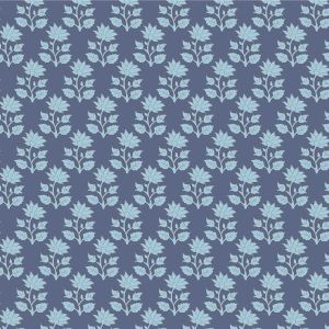 Tilda Sanctuary Blenders fabric: Mira, Blue | 