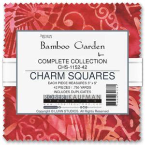 Bamboo Garden Fabric Charm Squares Pack | 