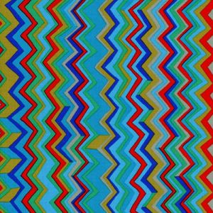 Brandon Mably Fabric Zig Zag Cool (per 1/4 metre) | 