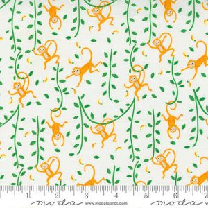 Jungle Paradise fabric: Funky Monkey Cloud (per 1/4 metre) | 