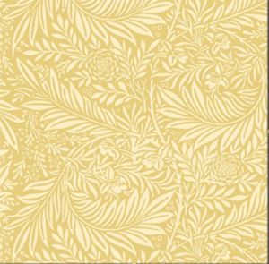 Fleur Nouveau fabric: Foliage Yellow (per 1/4 metre) | 