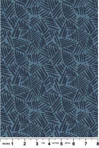 Hajime fabric: Brushstrokes, Dark Blue | 