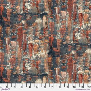 Rust and Bloom Fabric: Patina Crystalize (per 1/4 metre) | 