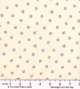 Classic Coordinates Fabric: Ditsy Dash Navy on Off White (per 1/4 metre) | 