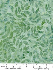 Bali Batik Handpaints Fabric: Fresh Meadow Leaves Peridot (per 1/4 metre) | 