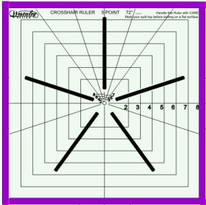 Westalee Ruler Crosshair Square 8.5' 5 Point | 