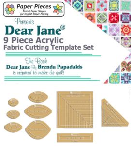 Dear Jane Acrylic 9 Piece Template Set | 