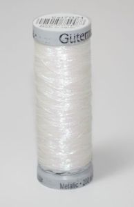 Gutermann Sulky Metallic Thread: Prism White 7021 | 