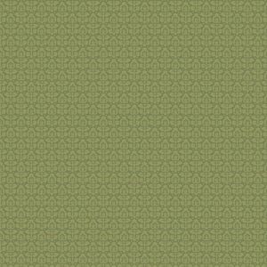 Midnight Meadow fabric: Flower Bud, Green | 