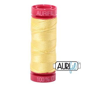 Aurifil 12 Cotton Thread 2115 Lemon | 