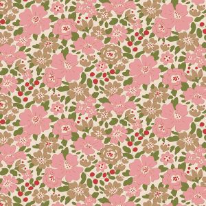 Tilda fabric: Creating Memories Winter Harper Pink | 