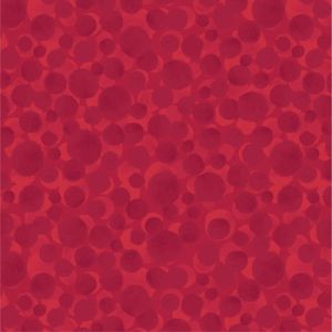 Lewis & Irene Quilt Back: Red Bumbleberries (per 1/4 metre) | 