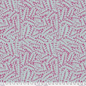 Kaffe Fassett x Morris & Co Fabric: Branches Magenta | 