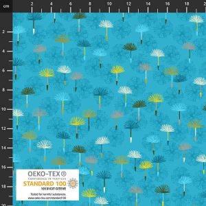 Spread the Seeds fabrics: Dandelion Seed Heads Light Blue | 