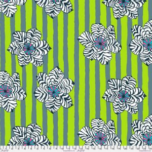 Brandon Mably Fabric Zebra Lily Green (per 1/4 metre) | 