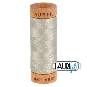 Aurifil 80 Cotton Thread 5021 Light Grey 274m | 