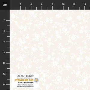 Neutral Notes Fabric: Trailing Roses French Vanilla (per 1/4 metre) | 