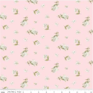 Peter Rabbit and Friends fabric: Pink Jasmine | 