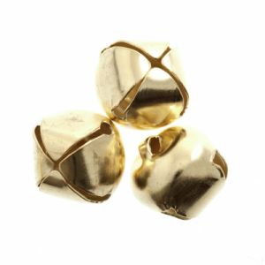 Jingle Bells: 15mm: Gold: 4 Pack | 